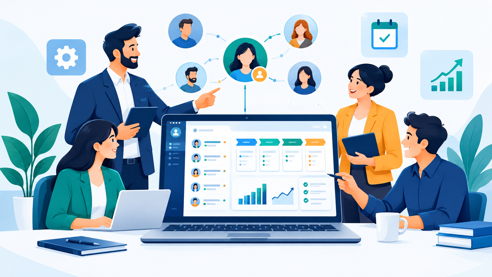 مدیریت مشتریان با نرم‌افزار CRM رادکو و  فبهبودرآیندهای فروش و ارتباط با مشتریان